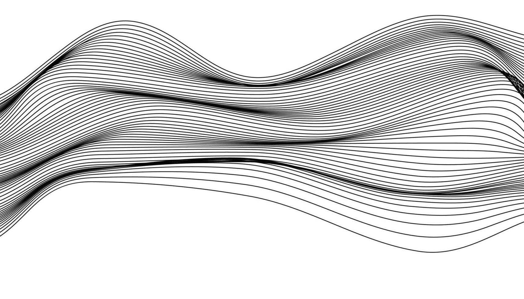 Abstract wave background illustration vector