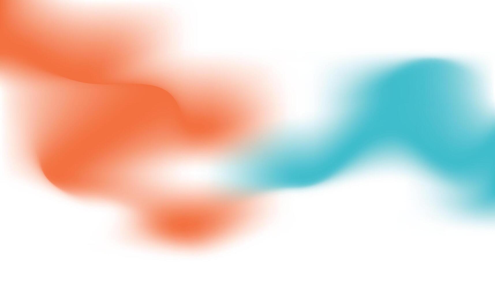 Abstract background with orange and blue smoke vector