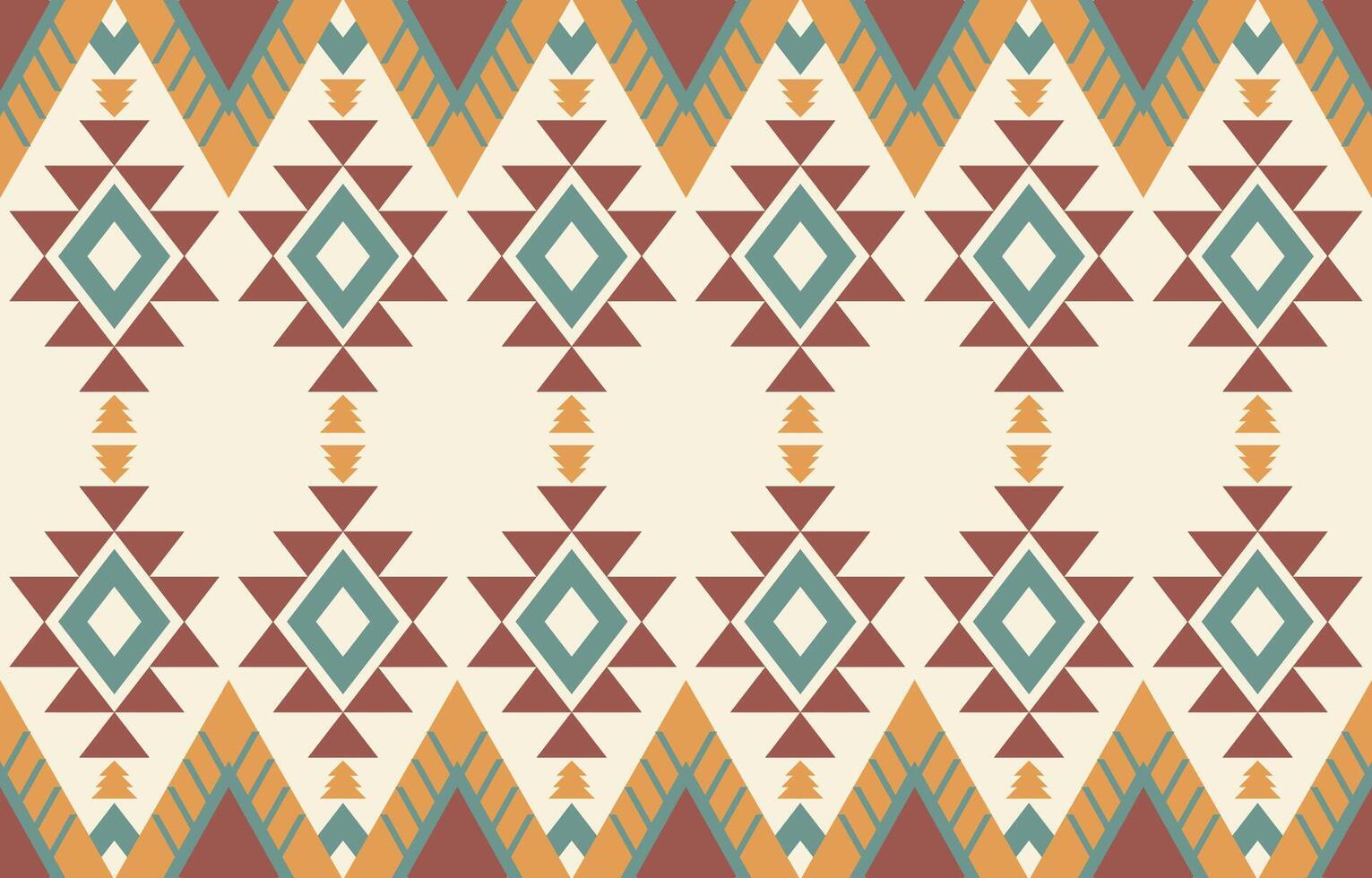 A native american style pattern with geometric shapes vector