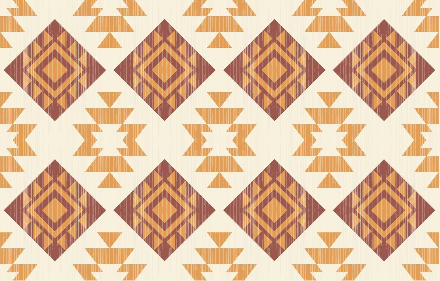 An abstract pattern with brown and orange geometric shapes vector