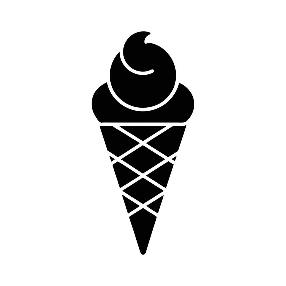 Ice Cream Cone Icon vector