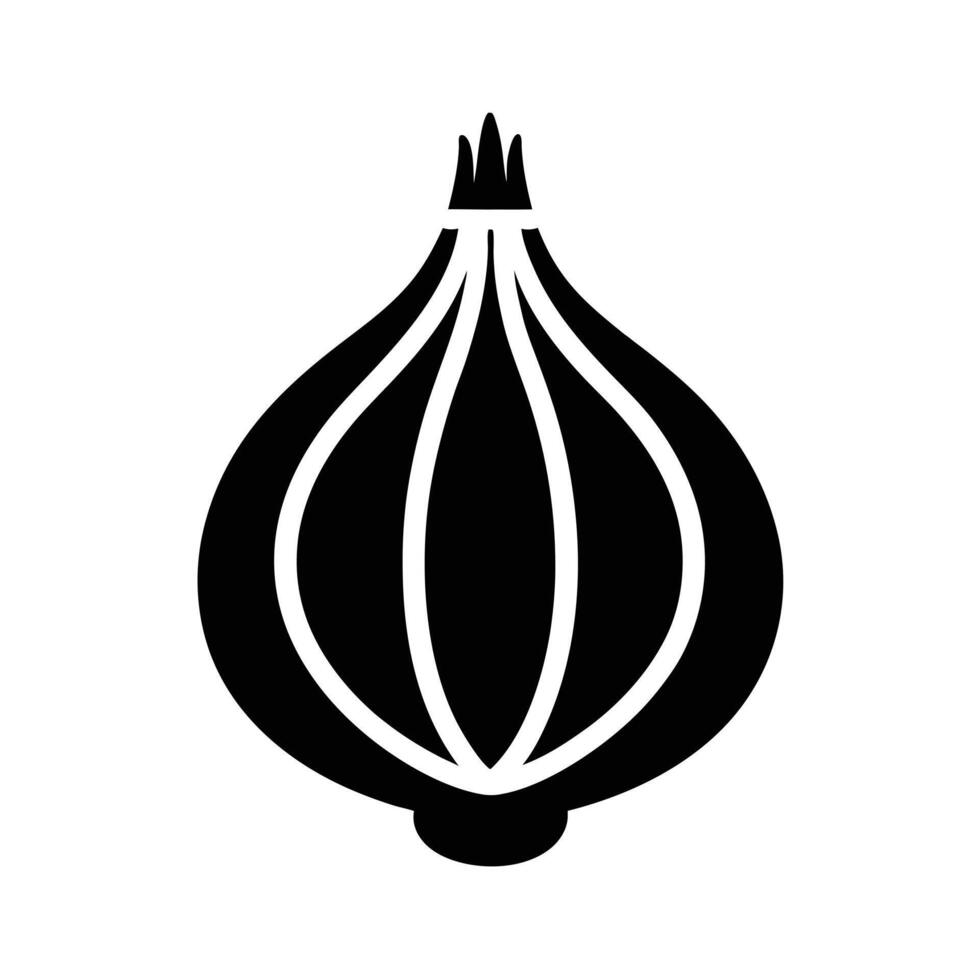 Onion Bulb Icon vector