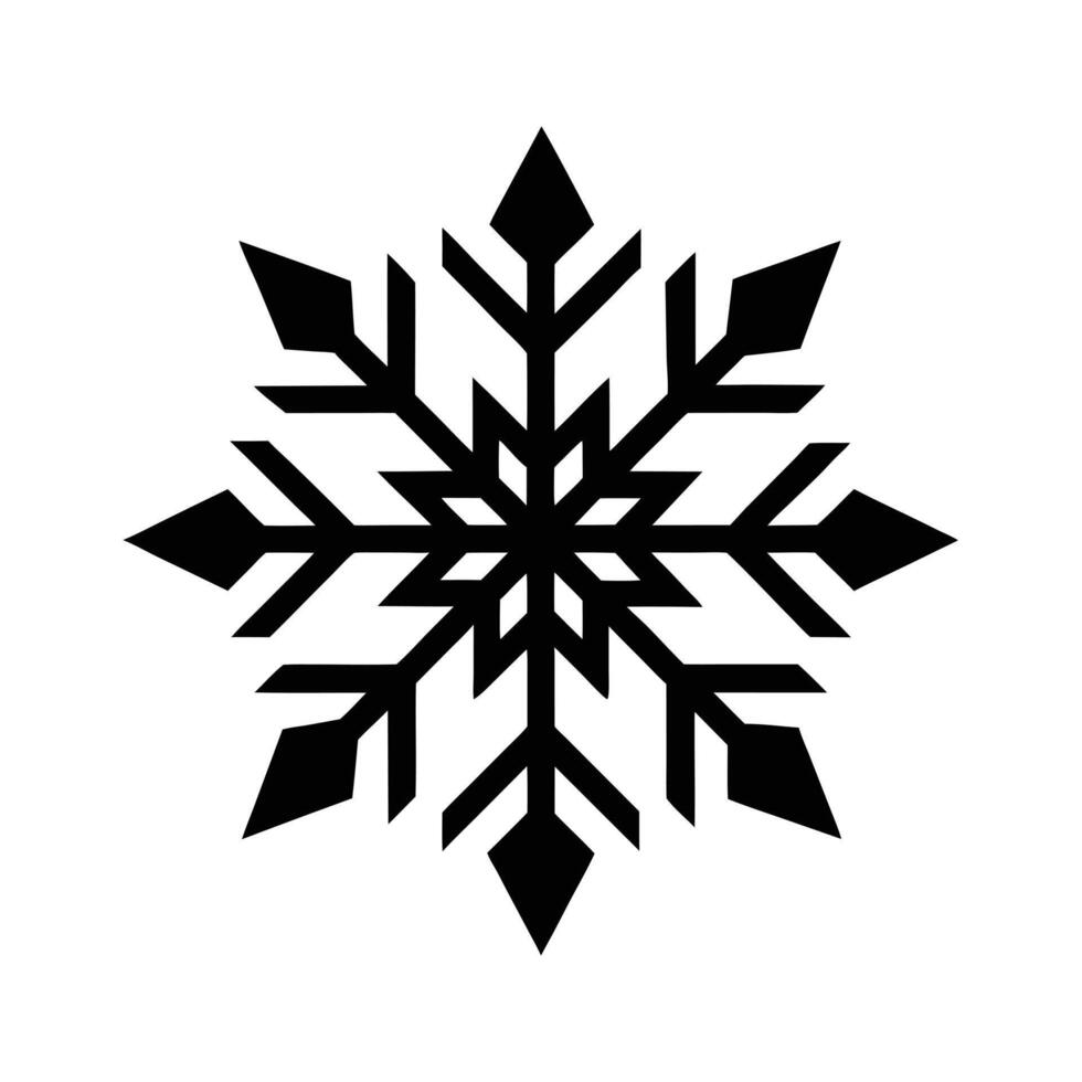 Snowflake Symmetrical Icon vector