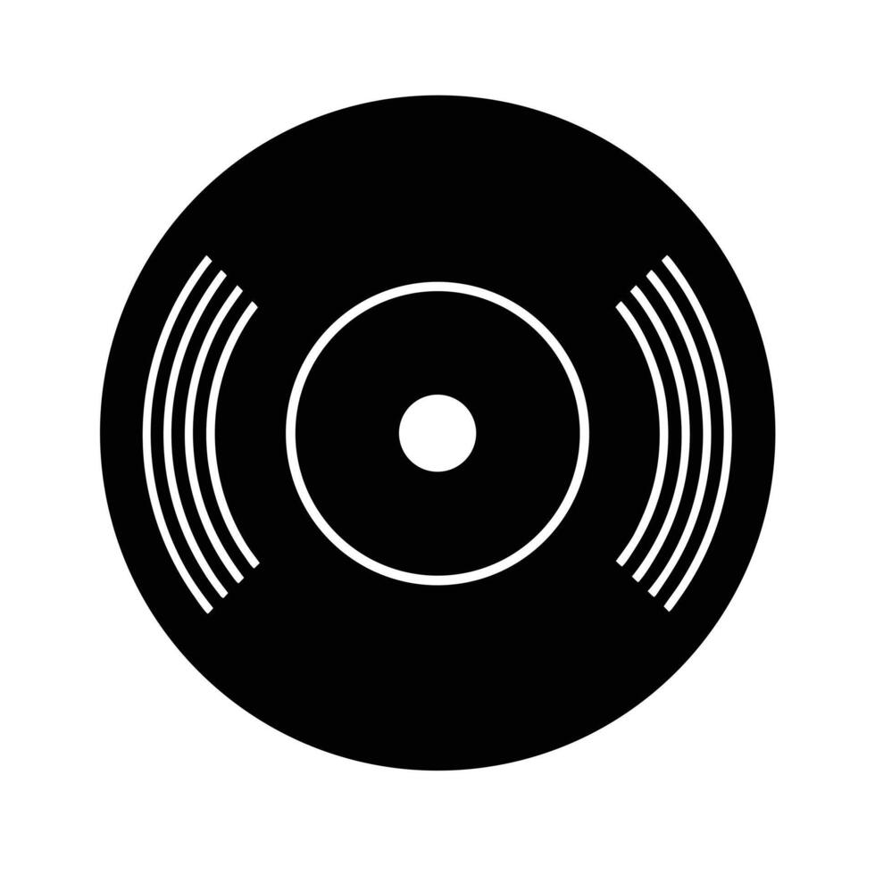 Vinyl Record Icon vector