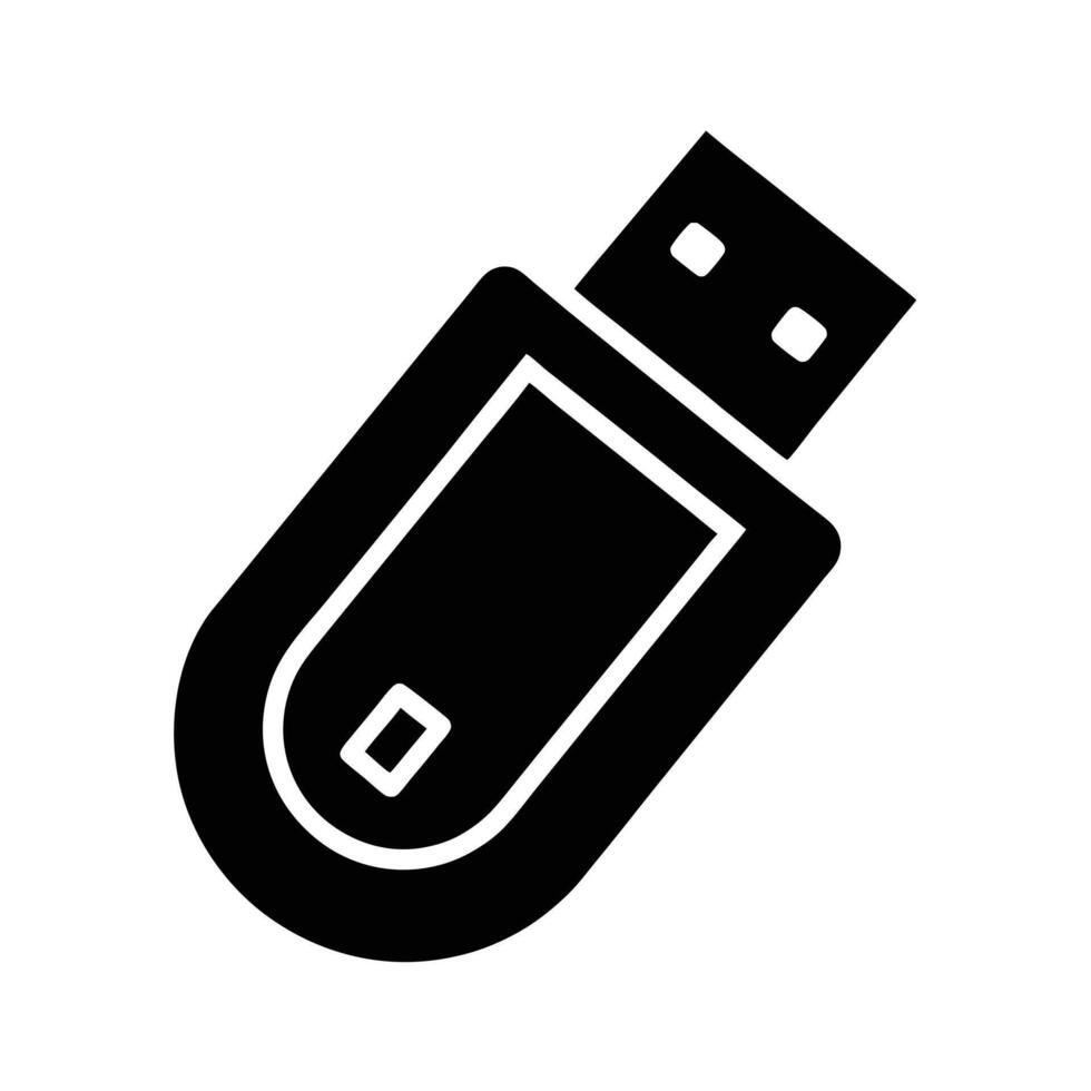 USB Flash Drive Icon vector