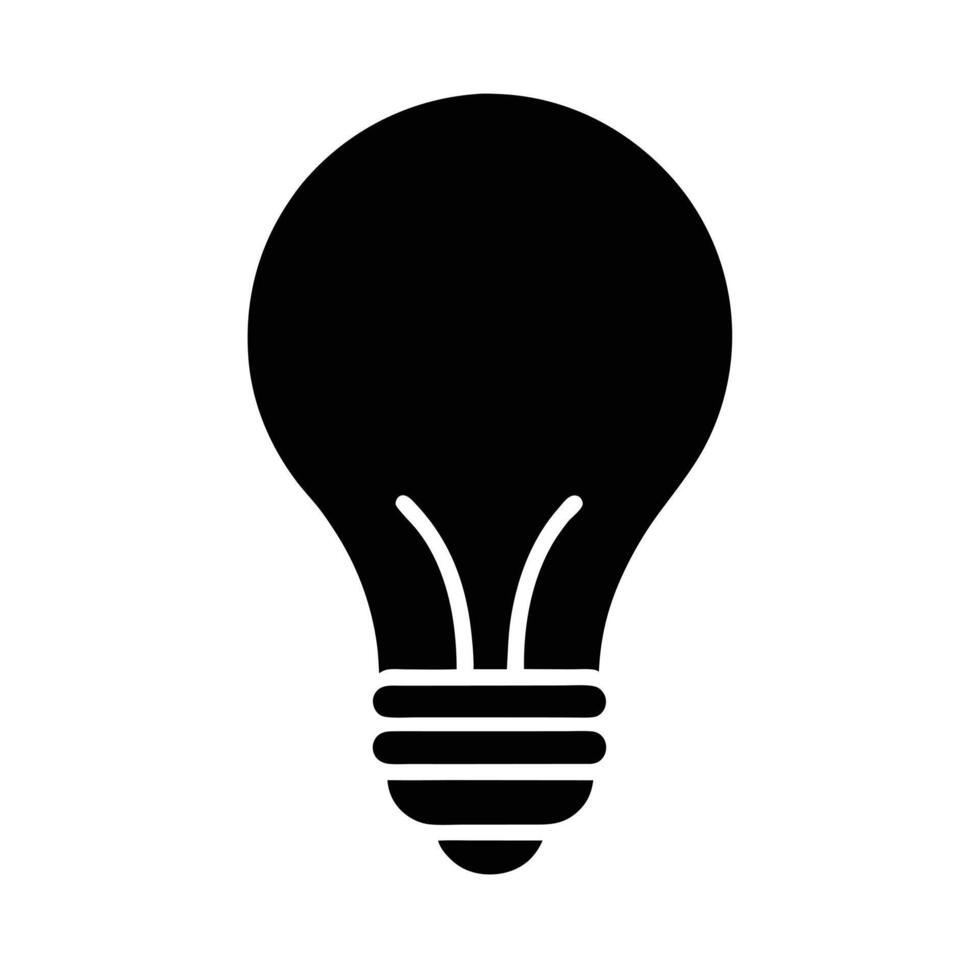 Lightbulb Idea Icon vector