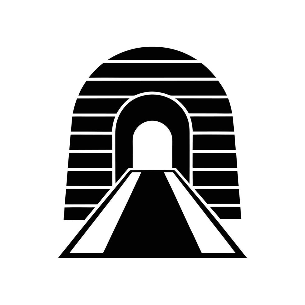 Tunnel Entrance Icon vector