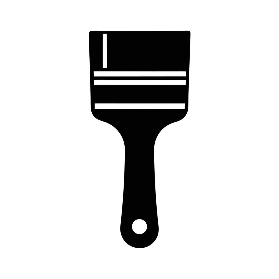 Paintbrush Bristles Icon vector