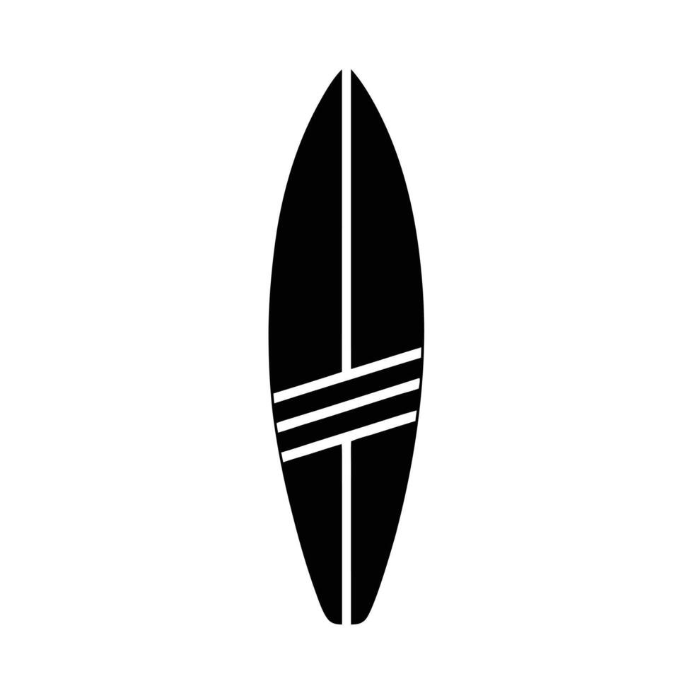 Surfboard Standing Icon vector