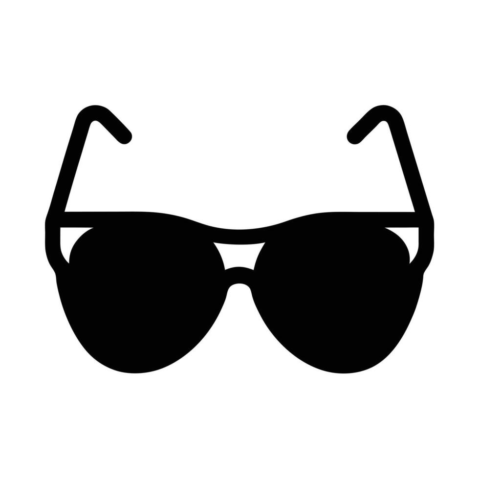 Sunglasses Simple Shape Icon vector