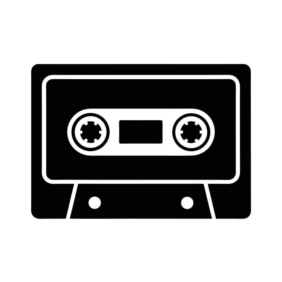 Cassette Tape Icon vector