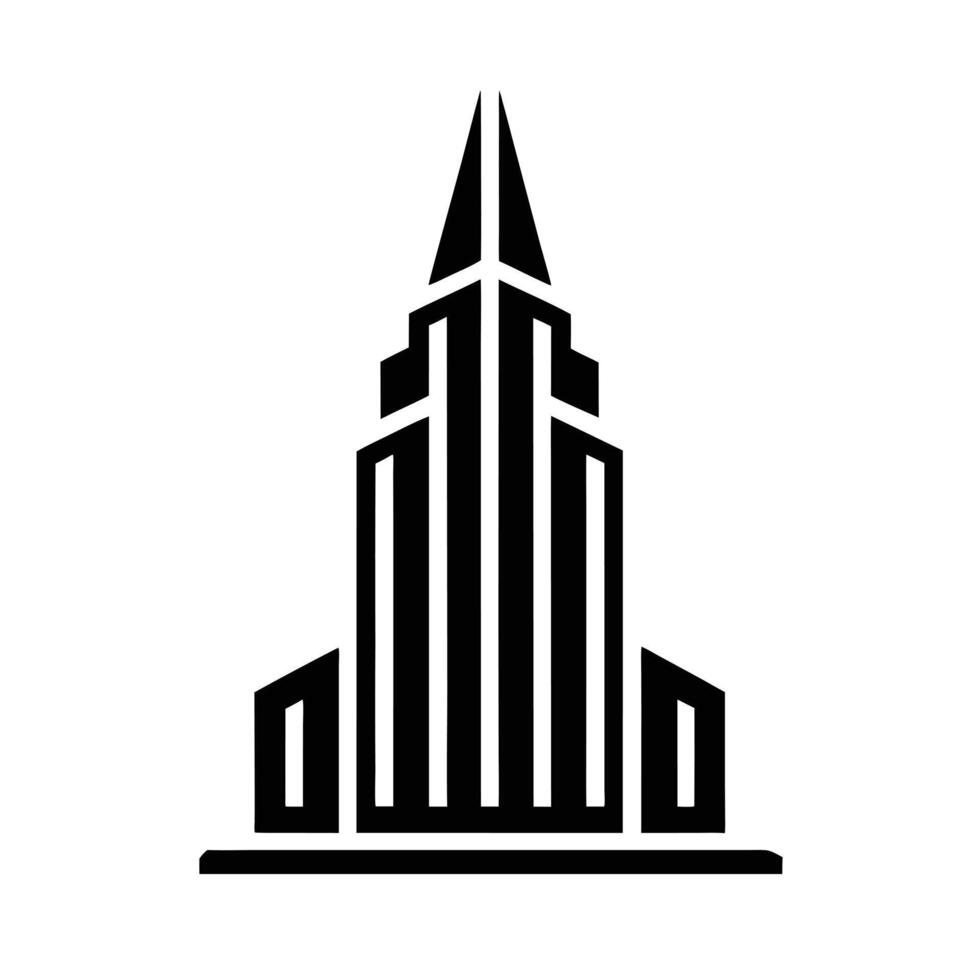 Building Skyscraper Icon vector