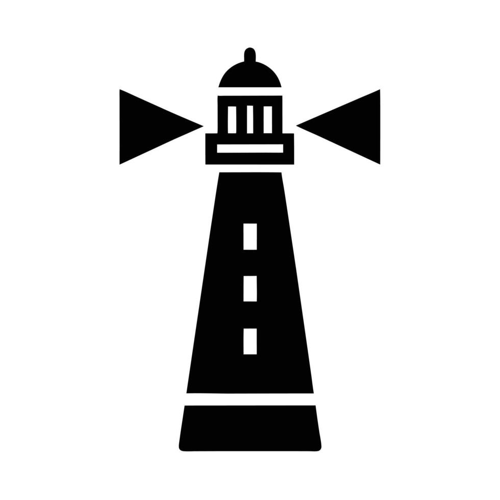 Lighthouse Beam Icon vector