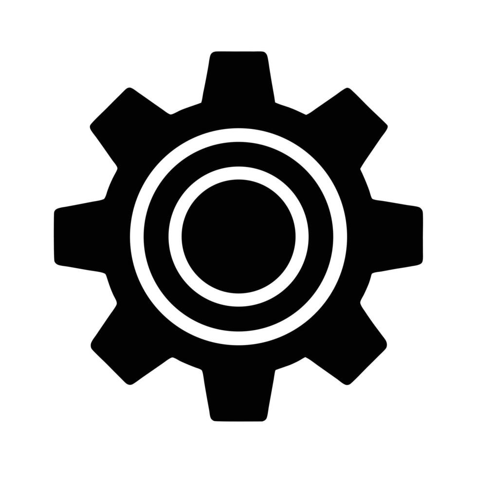 Gear Settings Icon vector