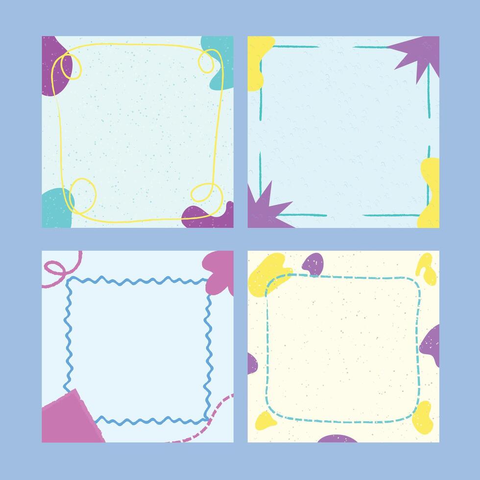 Modern Abstract Pastel Background Collection 3 vector