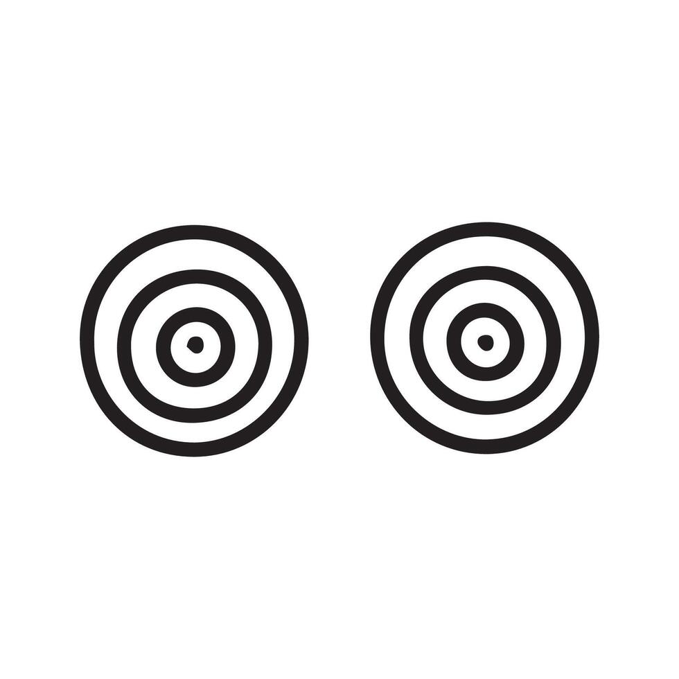Striking Black and White Circles A Minimalist Geometric Graphic Design vector