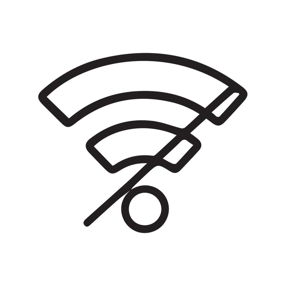 Lost Connection Visual Depiction of a Disconnected Network Link Status vector