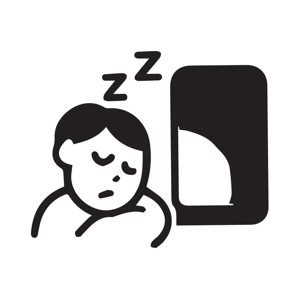 Exhausted student sleeping on their desk a common sight during exams vector