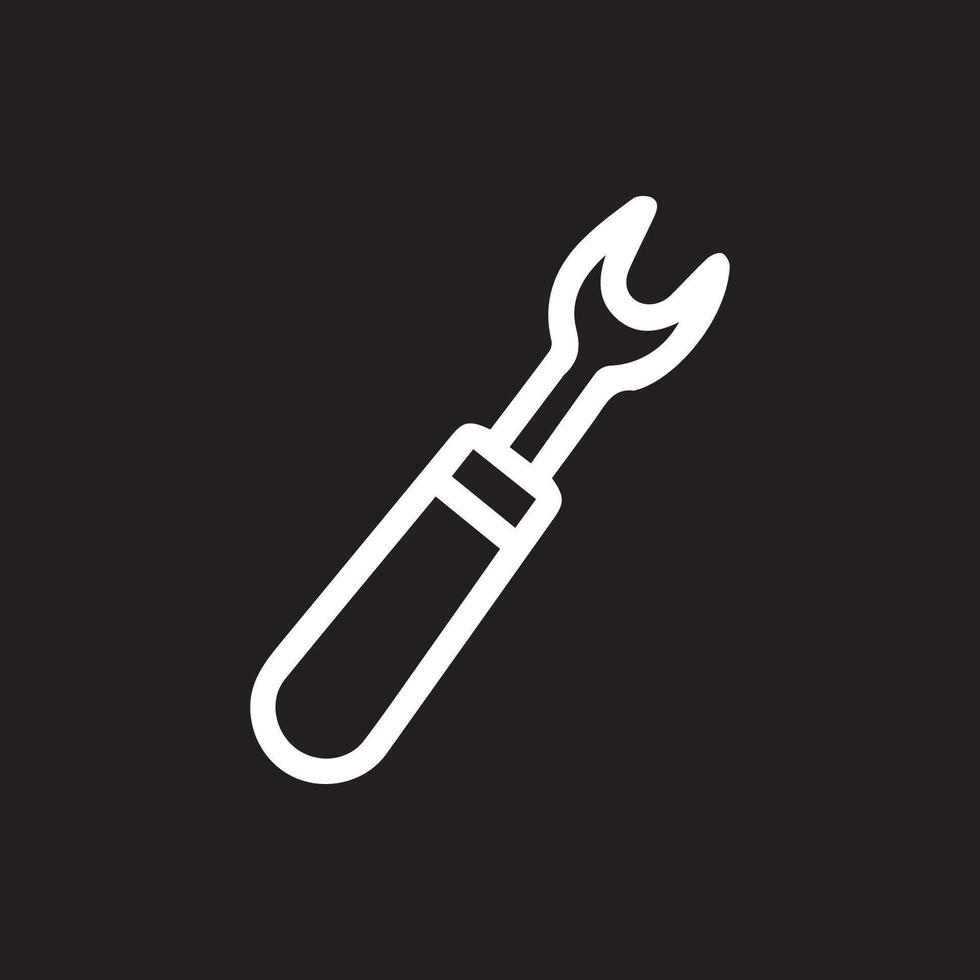 Precision Tool Ready A White Seam Ripper Isolated on Black Backdrop vector