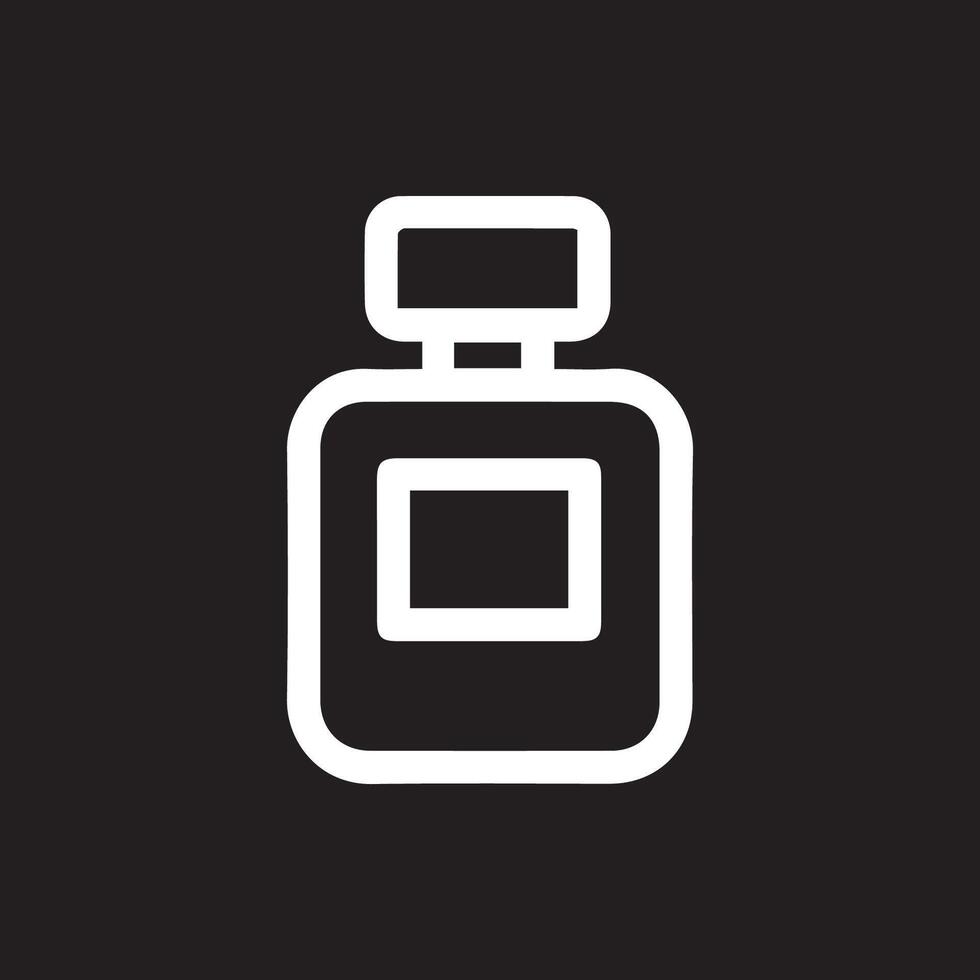 Sleek minimalist perfume bottle image exudes modern elegance vector