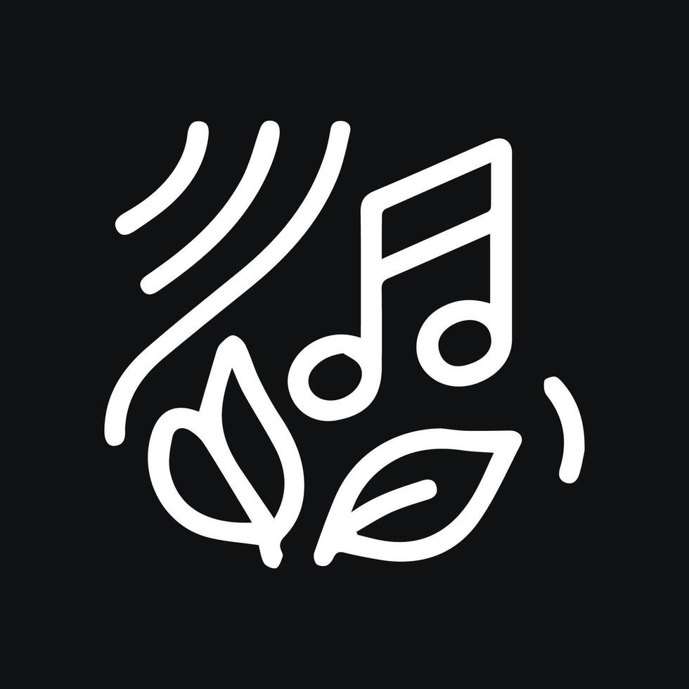 Nature Symphony Unveiling the Harmony of Music and Natural Elements vector