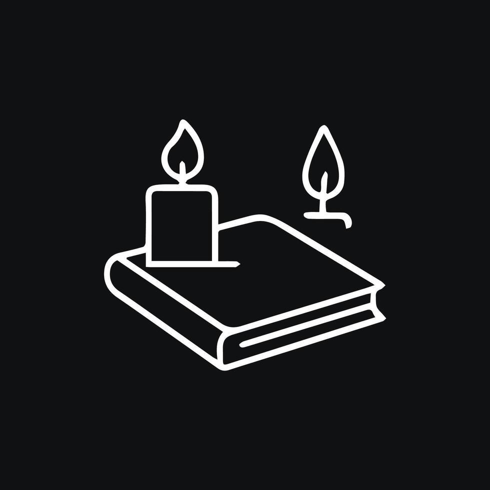 Enlightenment Through Reading Explore Knowledge and Peace with Books vector
