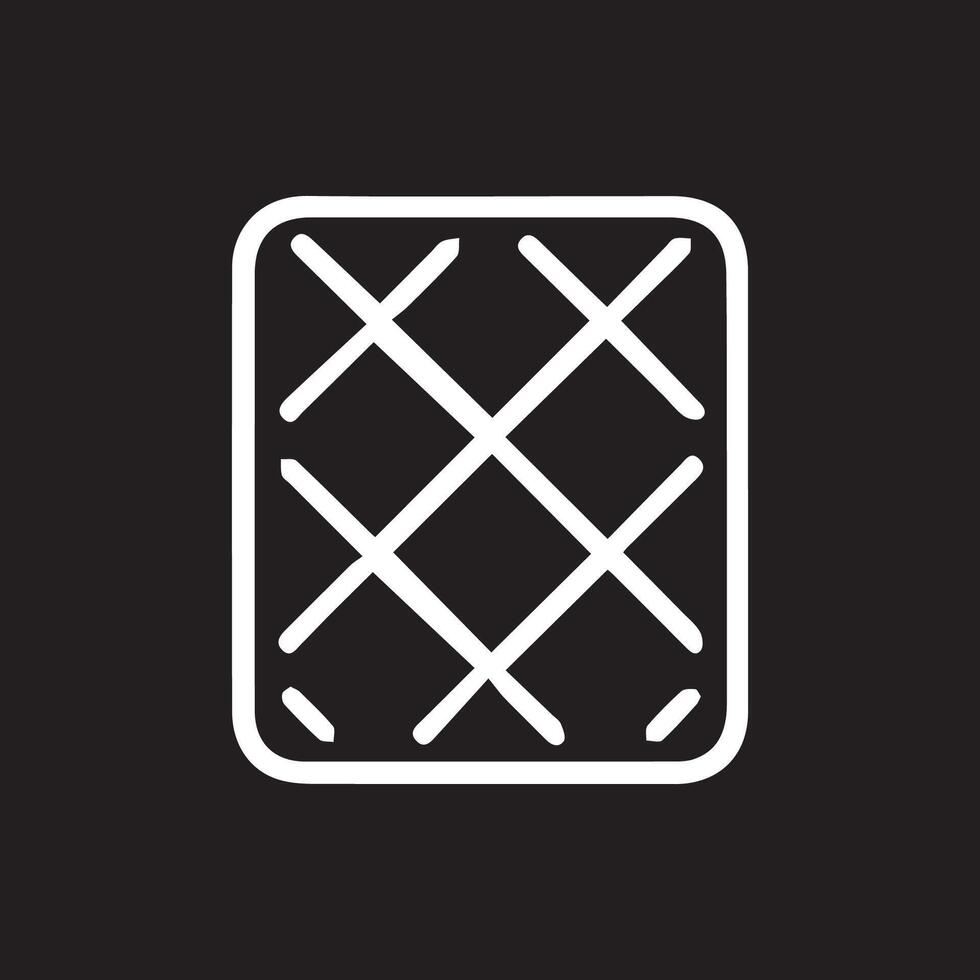 Modern geometric pattern of intersecting lines on black background graphic vector