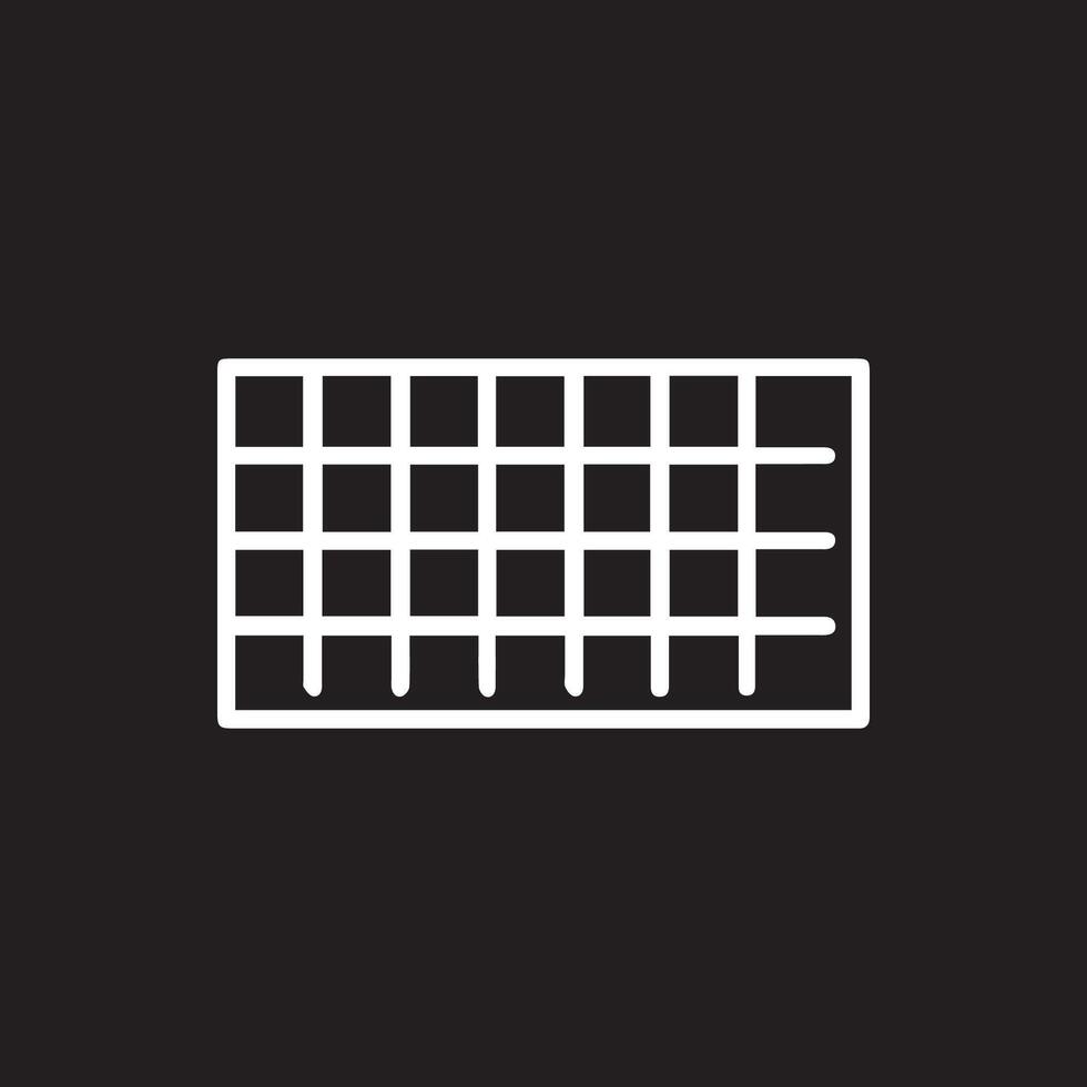 Clean Minimalist Grid Design on Black Background Graphic Resource vector