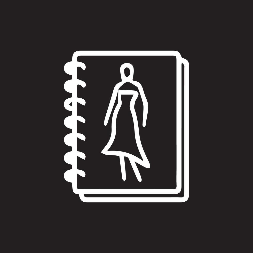 Fashion Design Sketchbook Inspiration for Aspiring Designers Project vector
