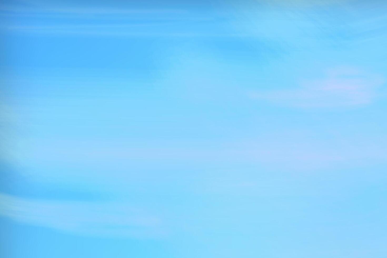 A bright blue sky filled with fluffy white clouds on a clear summer day. vector