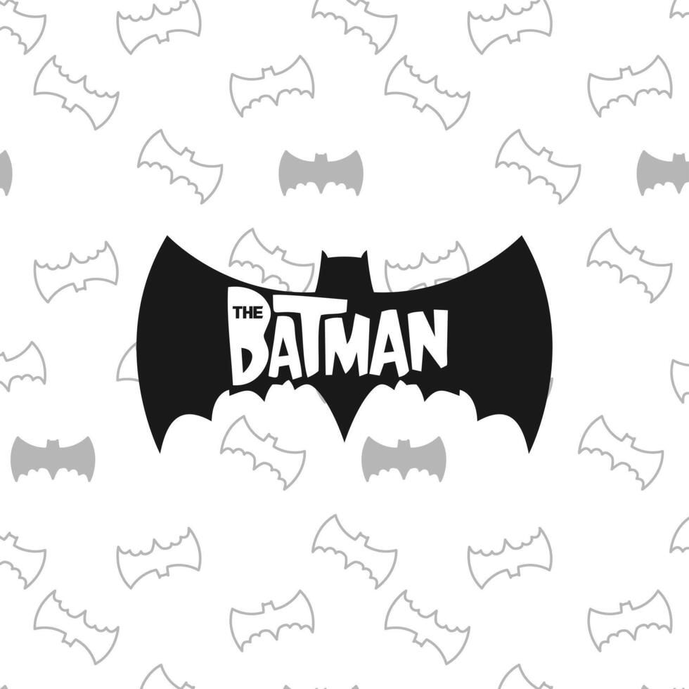 Batman Background black vector