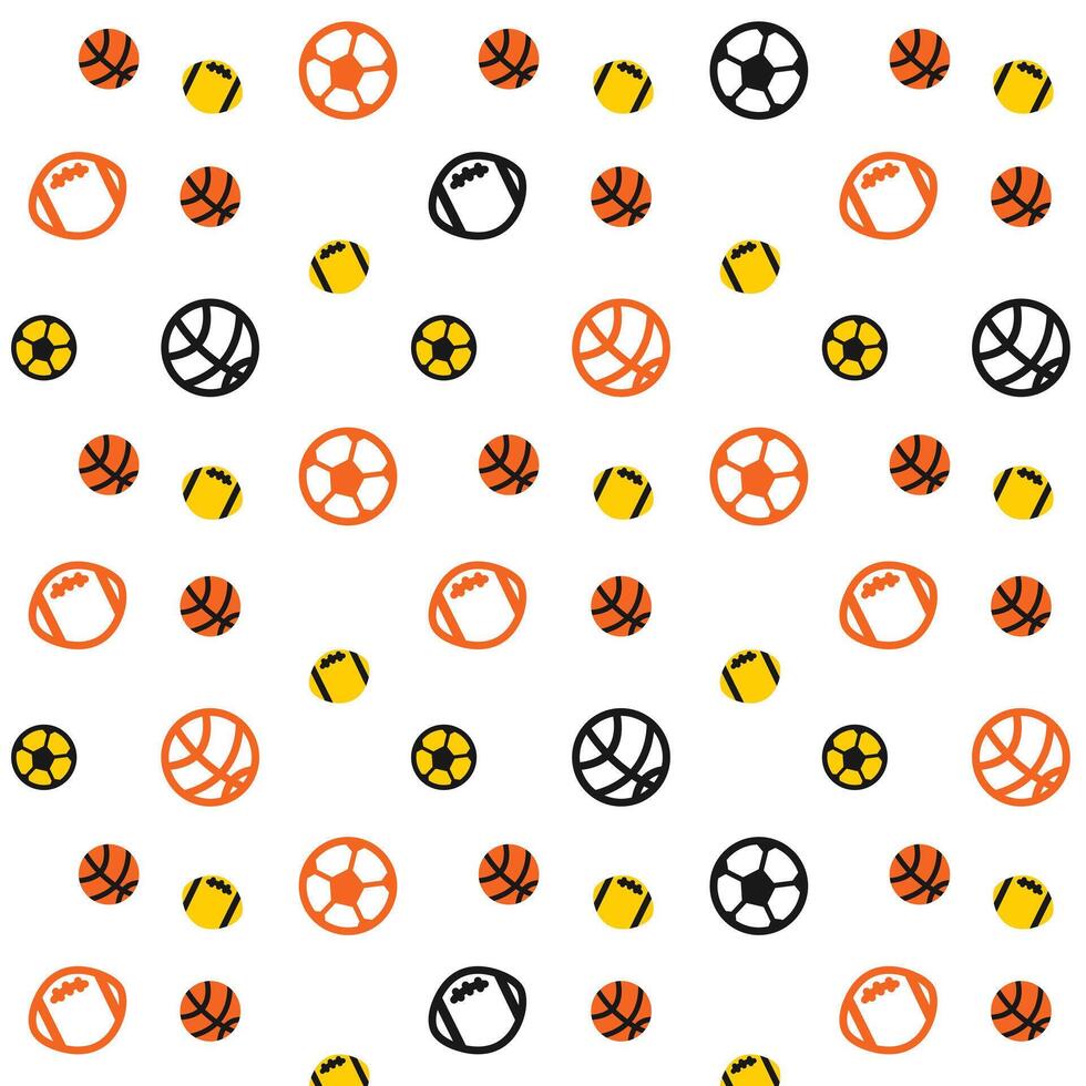 Abstract Sport Ball Background Pattern vector