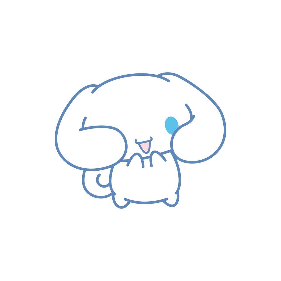 CINNAMON ROLL THAT IS VERY ADORABLE vector