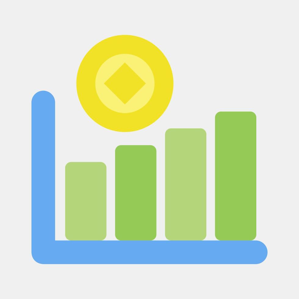 Icon hash rate. Crypto currency elements. Icon in flat style. vector