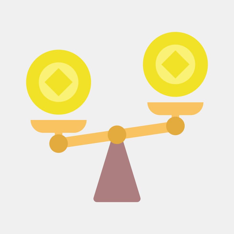 Icon liquidity. Crypto currency elements. Icon in flat style. vector