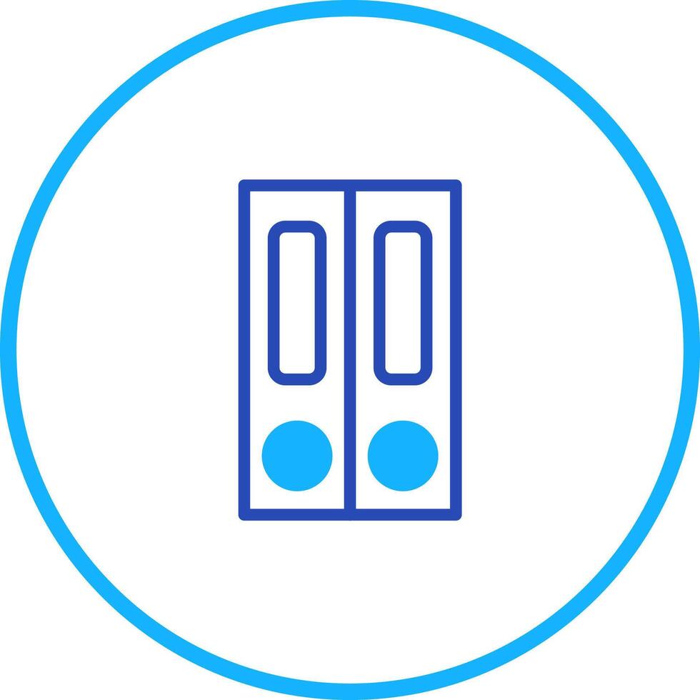 Iconic Illustration of Archive File Folder for Organized Data Storage vector