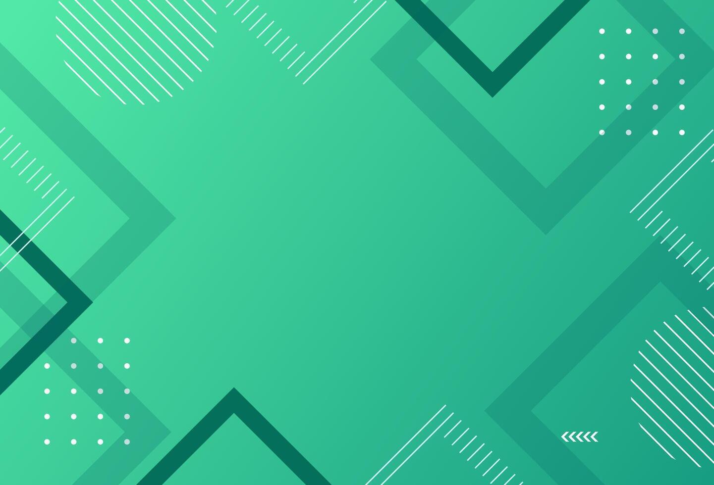 Green abstract frame. Modern background. Geometric background. Simple design. Memphis. illustration vector