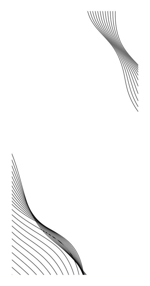 Abstract wavy, waving zigzag stripes lines at the edge of Flame Vertical cover Design vector