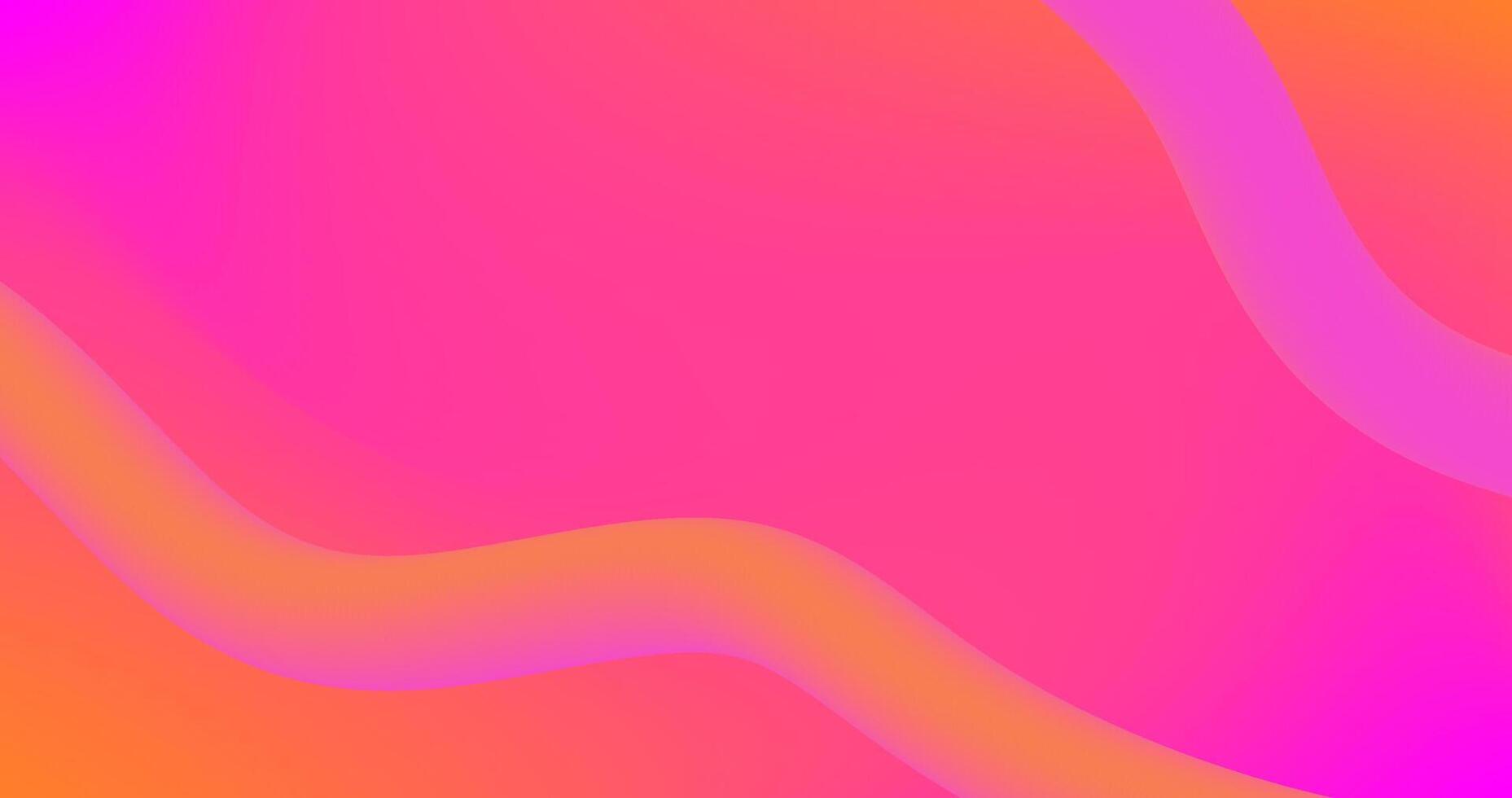 Pink Purple Orange gradient background with Gradient dynamic Fluid Pipe illustration vector