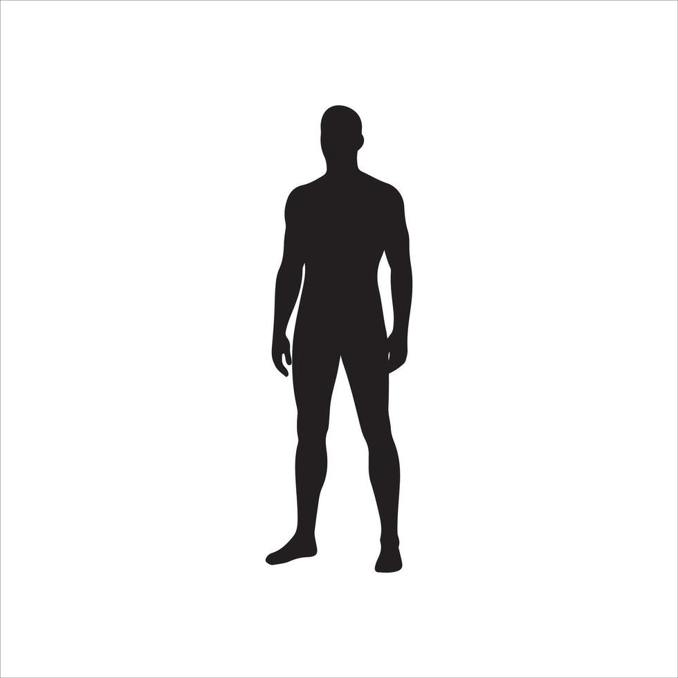 Human icon with white background vector