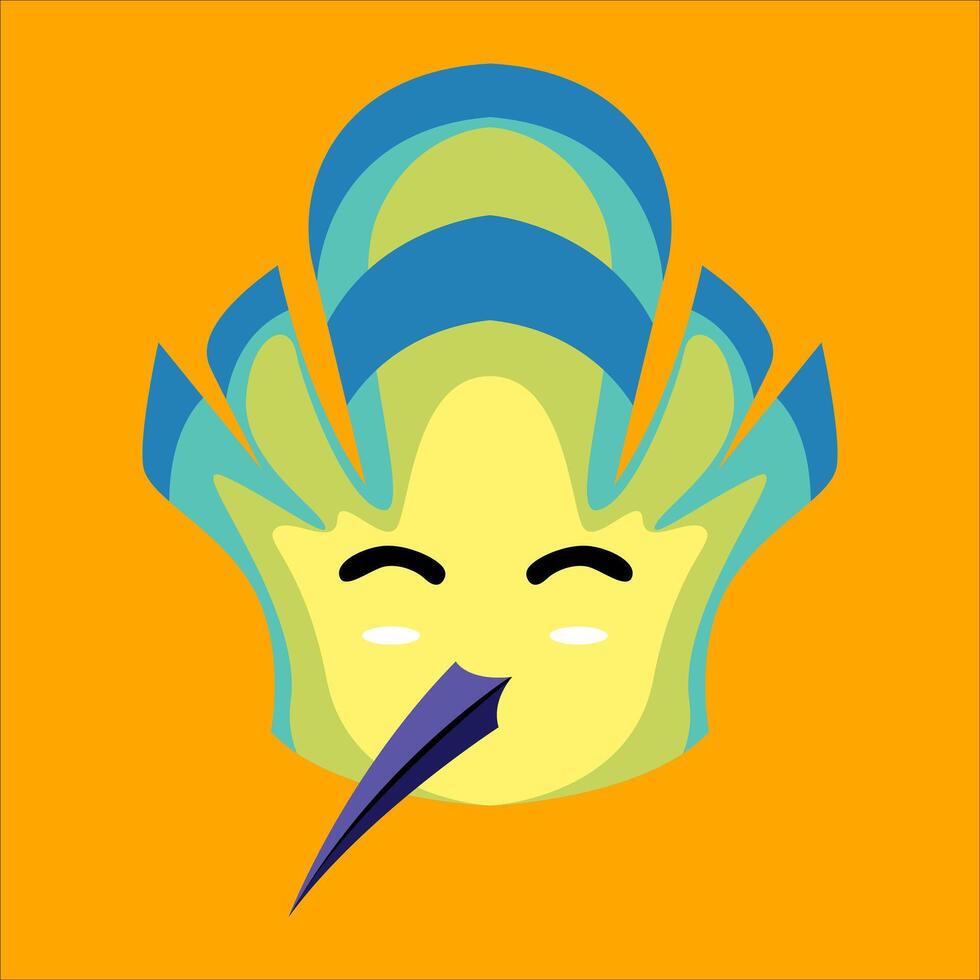 BLUE HOEPOE ICON vector