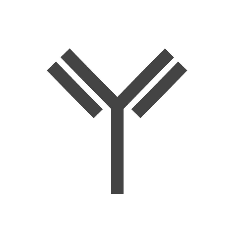 Antibody Structure icon vector