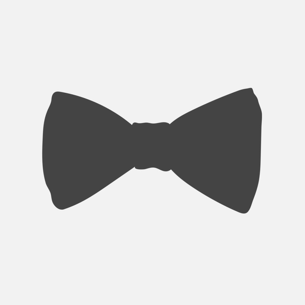 Black Bow tie vector