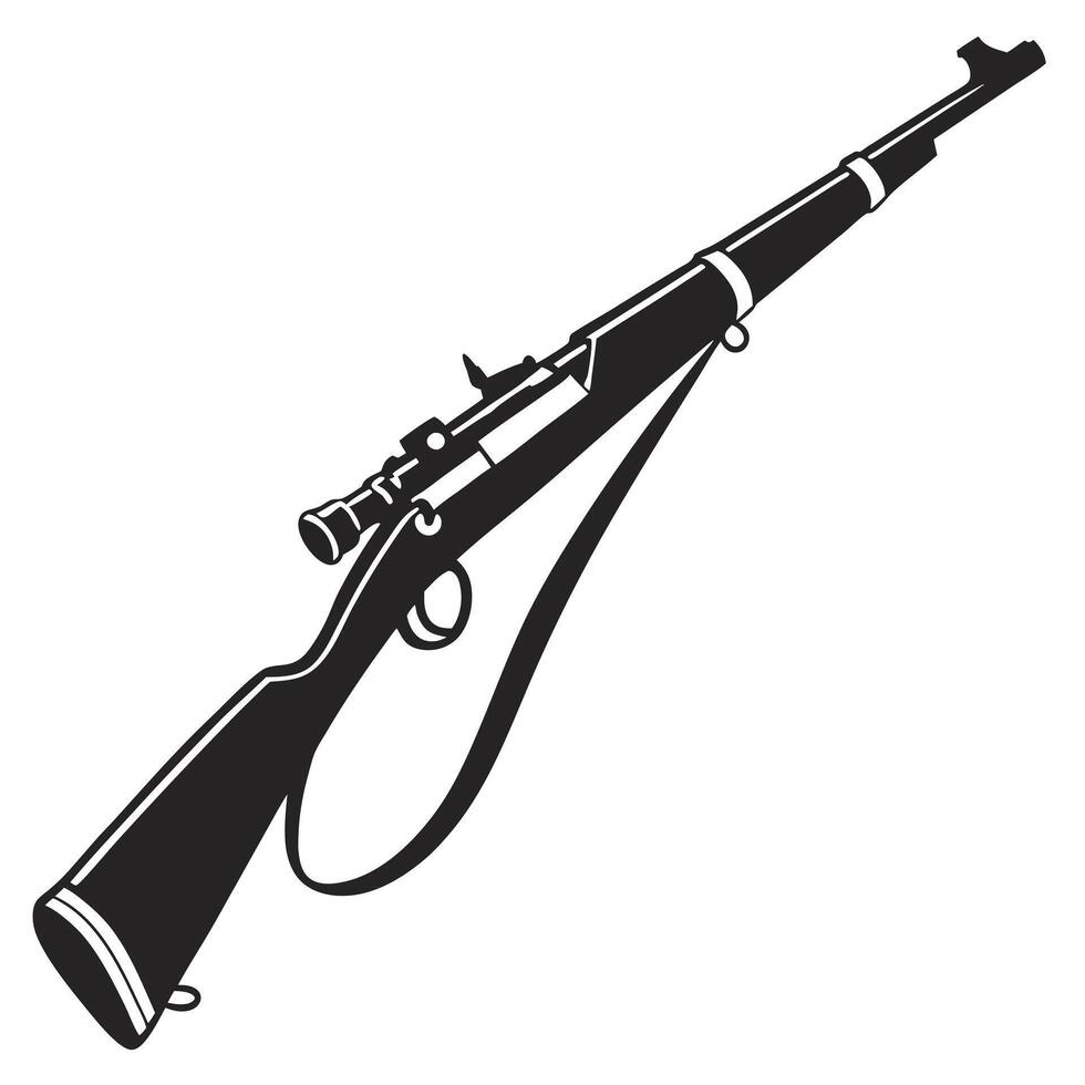 shotgun hunting rifle illustration design vector