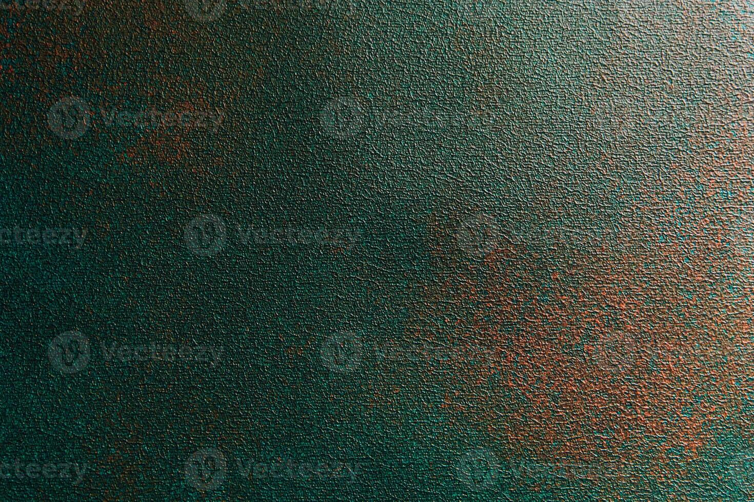 Artistic texture of teal and copper hues creates a rich background for design projects photo