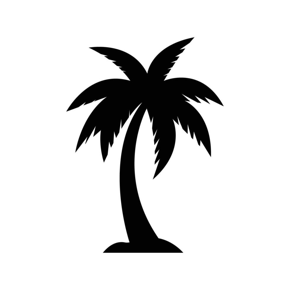 Palm Tree Silhouette Design vector