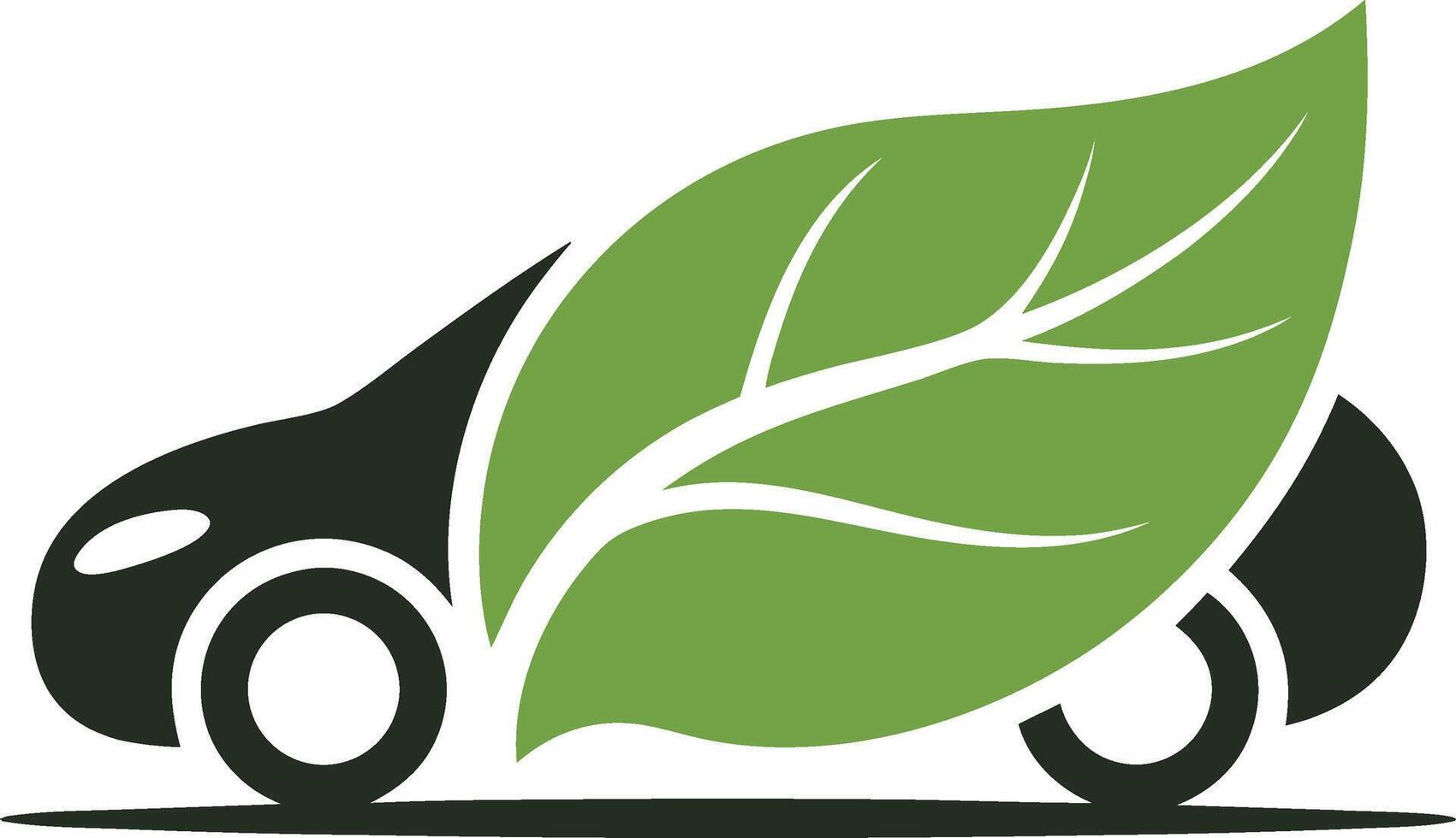 Green car logo vector