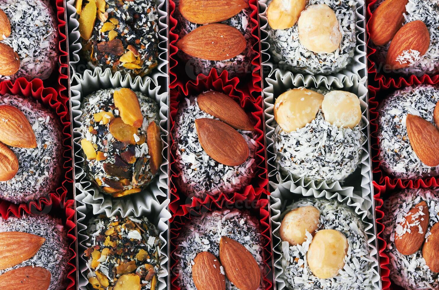 Candy with nuts photo