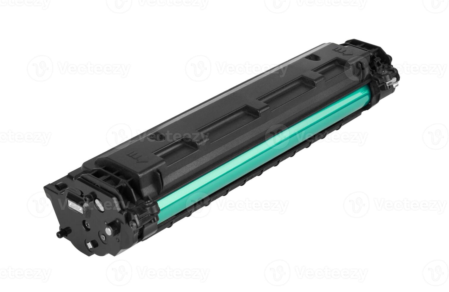 Cartridge for laser printer isolated on a white photo