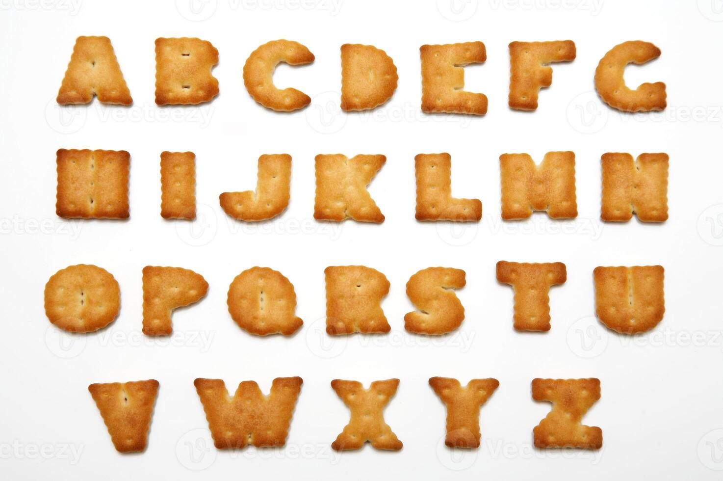 Cookies in the form of the alphabet photo